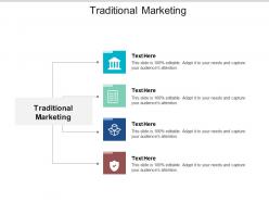 Traditional marketing ppt powerpoint presentation pictures format ideas cpb