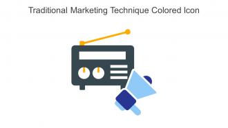 Traditional Marketing Technique Colored Icon In Powerpoint Pptx Png And Editable Eps Format