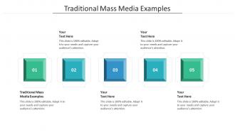 Traditional mass media examples ppt powerpoint presentation slides templates cpb