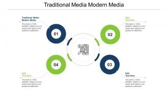 Traditional Media Modern Media Ppt Powerpoint Presentation Show Graphics Cpb