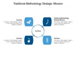Traditional methodology strategic mission ppt powerpoint presentation file portrait cpb