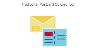 Traditional Postcard Colored Icon In Powerpoint Pptx Png And Editable Eps Format