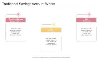 Traditional Savings Account Works In Powerpoint And Google Slides Cpb