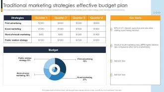 Traditional Strategies Effective Budget Plan Implementing A Range Techniques To Growth Strategy SS V