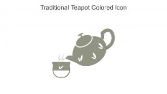 Traditional Teapot Colored Icon In Powerpoint Pptx Png And Editable Eps Format