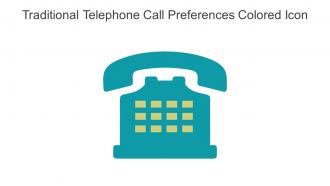 Traditional Telephone Call Preferences Colored Icon In Powerpoint Pptx Png And Editable Eps Format