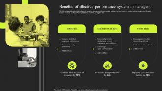 Traditional VS New Performance Benefits Of Effective Performance System To Managers
