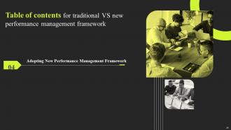 Traditional VS New Performance Management Framework Powerpoint Presentation Slides Interactive Image