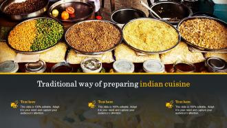 Traditional Way Of Preparing Indian Cuisine