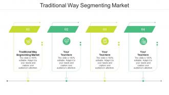 Traditional way segmenting market ppt powerpoint presentation outline backgrounds cpb