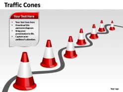 Traffic cones powerpoint presentation slides