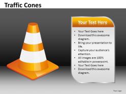 Traffic cones powerpoint presentation slides db