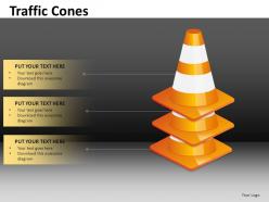 Traffic cones powerpoint presentation slides db