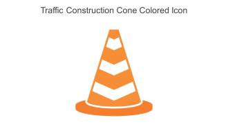Traffic Construction Cone Colored Icon In Powerpoint Pptx Png And Editable Eps Format
