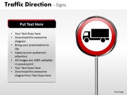 Traffic direction signs ppt 13