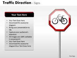 Traffic direction signs ppt 14