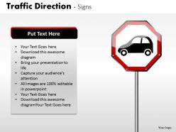 Traffic direction signs ppt 15