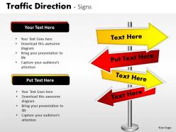 Traffic direction signs ppt 21