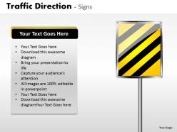 Traffic direction signs ppt 22