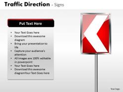 Traffic direction signs ppt 25