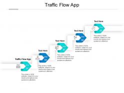 Traffic flow app ppt powerpoint presentation background cpb