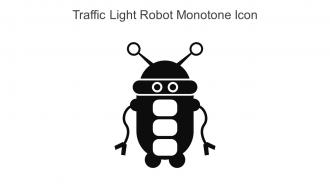 Traffic Light Robot Monotone Icon In Powerpoint Pptx Png And Editable Eps Format