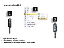 Traffic lights style 3 powerpoint presentation slides
