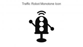 Traffic Robot Monotone Icon In Powerpoint Pptx Png And Editable Eps Format