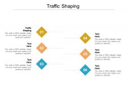 Traffic shaping ppt powerpoint presentation gallery slide cpb