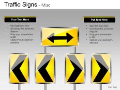 Traffic signs misc powerpoint presentation slides db