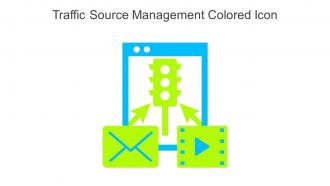 Traffic Source Management Colored Icon In Powerpoint Pptx Png And Editable Eps Format