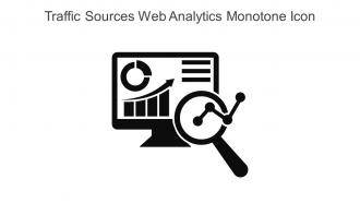 Traffic Sources Web Analytics Monotone Icon In Powerpoint Pptx Png And Editable Eps Format