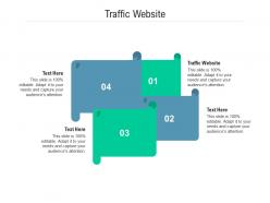 Traffic website ppt powerpoint presentation styles backgrounds cpb