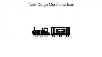 Train Cargo Monotone Icon In Powerpoint Pptx Png And Editable Eps Format