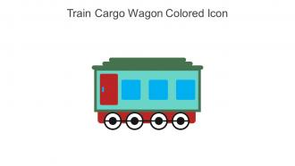 Train Cargo Wagon Colored Icon In Powerpoint Pptx Png And Editable Eps Format