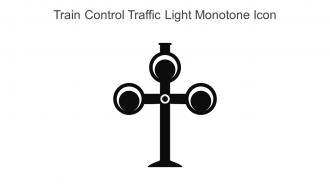 Train Control Traffic Light Monotone Icon In Powerpoint Pptx Png And Editable Eps Format