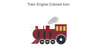 Train Engine Colored Icon In Powerpoint Pptx Png And Editable Eps Format