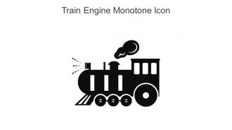 Train Engine Monotone Icon In Powerpoint Pptx Png And Editable Eps Format