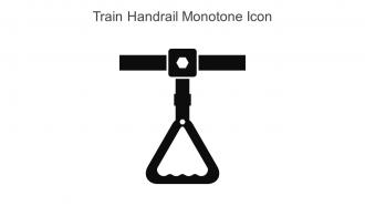 Train Handrail Monotone Icon In Powerpoint Pptx Png And Editable Eps Format