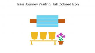 Train Journey Waiting Hall Colored Icon In Powerpoint Pptx Png And Editable Eps Format