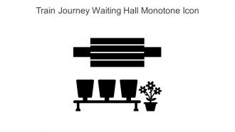 Train Journey Waiting Hall Monotone Icon In Powerpoint Pptx Png And Editable Eps Format