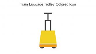 Train Luggage Trolley Colored Icon In Powerpoint Pptx Png And Editable Eps Format