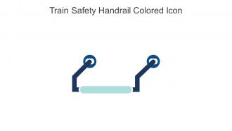 Train Safety Handrail Colored Icon In Powerpoint Pptx Png And Editable Eps Format