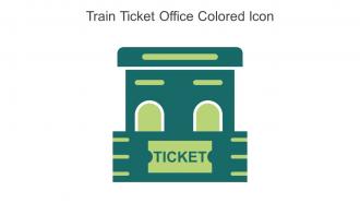 Train Ticket Office Colored Icon In Powerpoint Pptx Png And Editable Eps Format