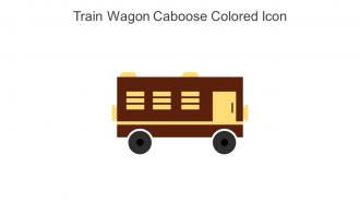 Train Wagon Caboose Colored Icon In Powerpoint Pptx Png And Editable Eps Format