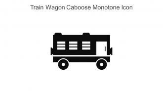 Train Wagon Caboose Monotone Icon In Powerpoint Pptx Png And Editable Eps Format