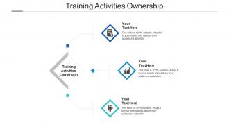 Training activities ownership ppt powerpoint presentation summary background cpb