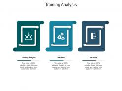Training analysis ppt powerpoint presentation summary graphic images cpb