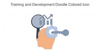 Training And Development Doodle Colored Icon In Powerpoint Pptx Png And Editable Eps Format