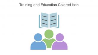 Training And Education Colored Icon In Powerpoint Pptx Png And Editable Eps Format